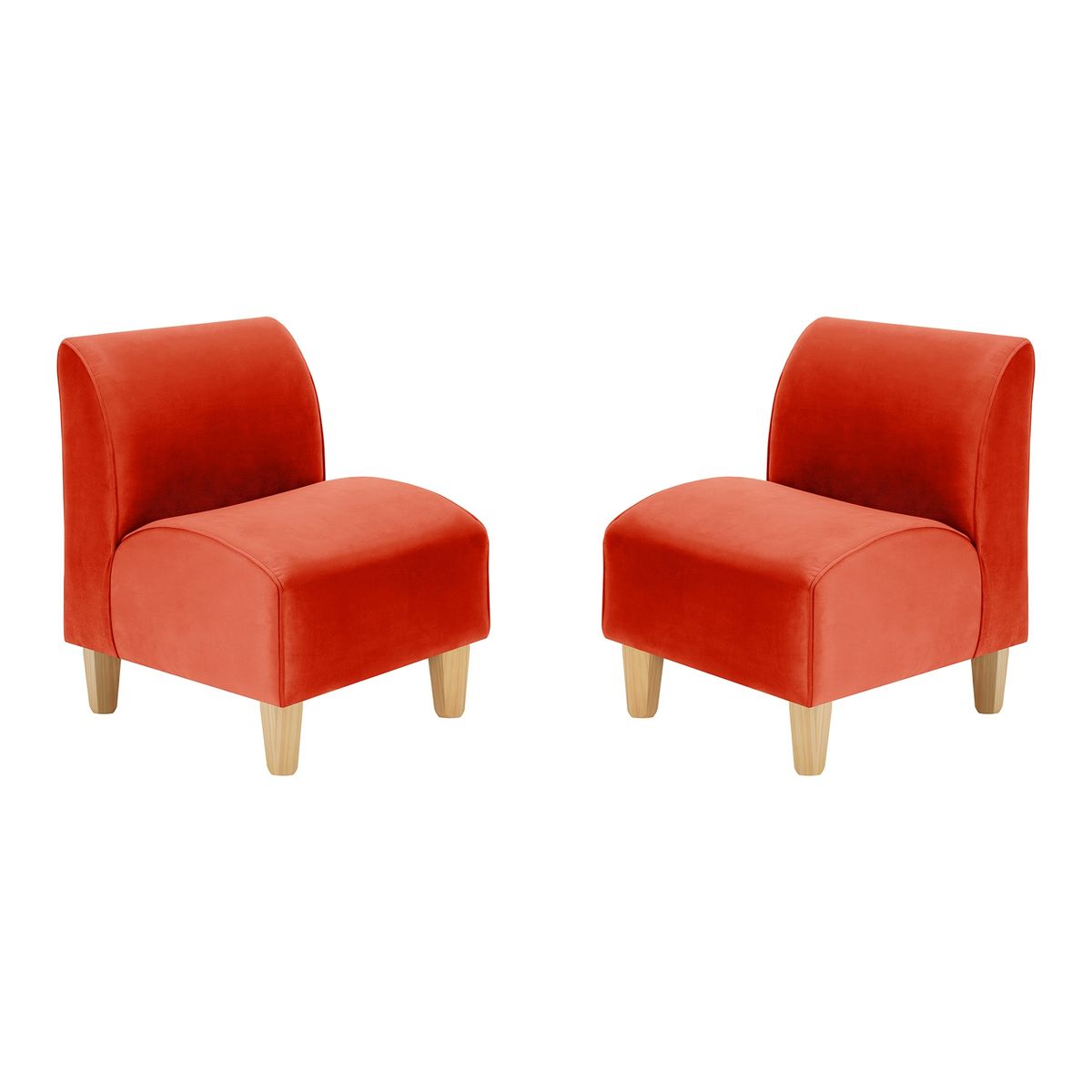 BODEVIR - Set Poltrona Soft 1C Felpa 05 Naranja