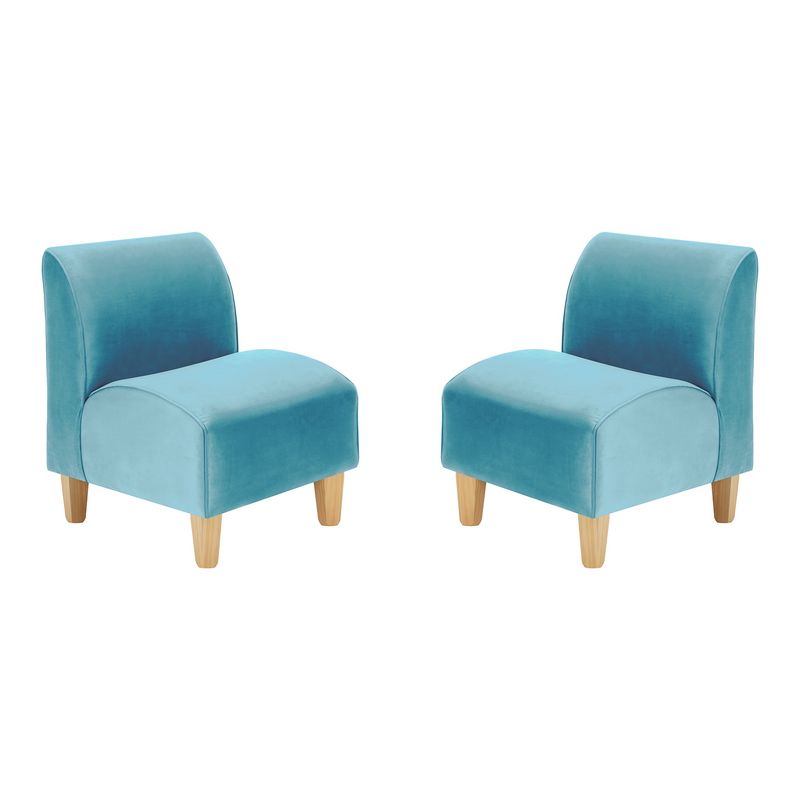BODEVIR - Set Poltrona Soft 1C Felpa 05 Turquesa