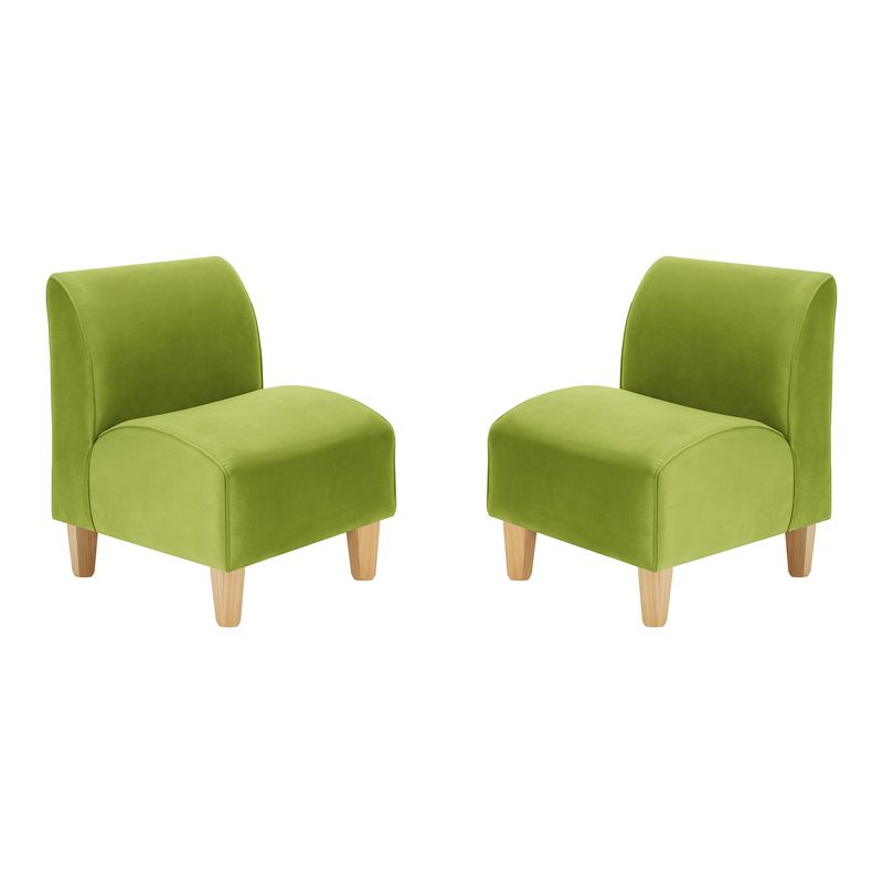 BODEVIR - Set Poltrona Soft 1C Felpa 05 Pistacho