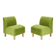 BODEVIR - Set Poltrona Soft 1C Felpa 05 Pistacho