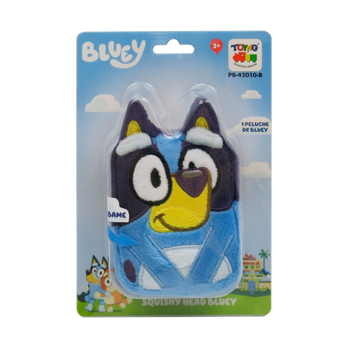 BLUEY - Peluche Squishy Head Bluey - Bluey