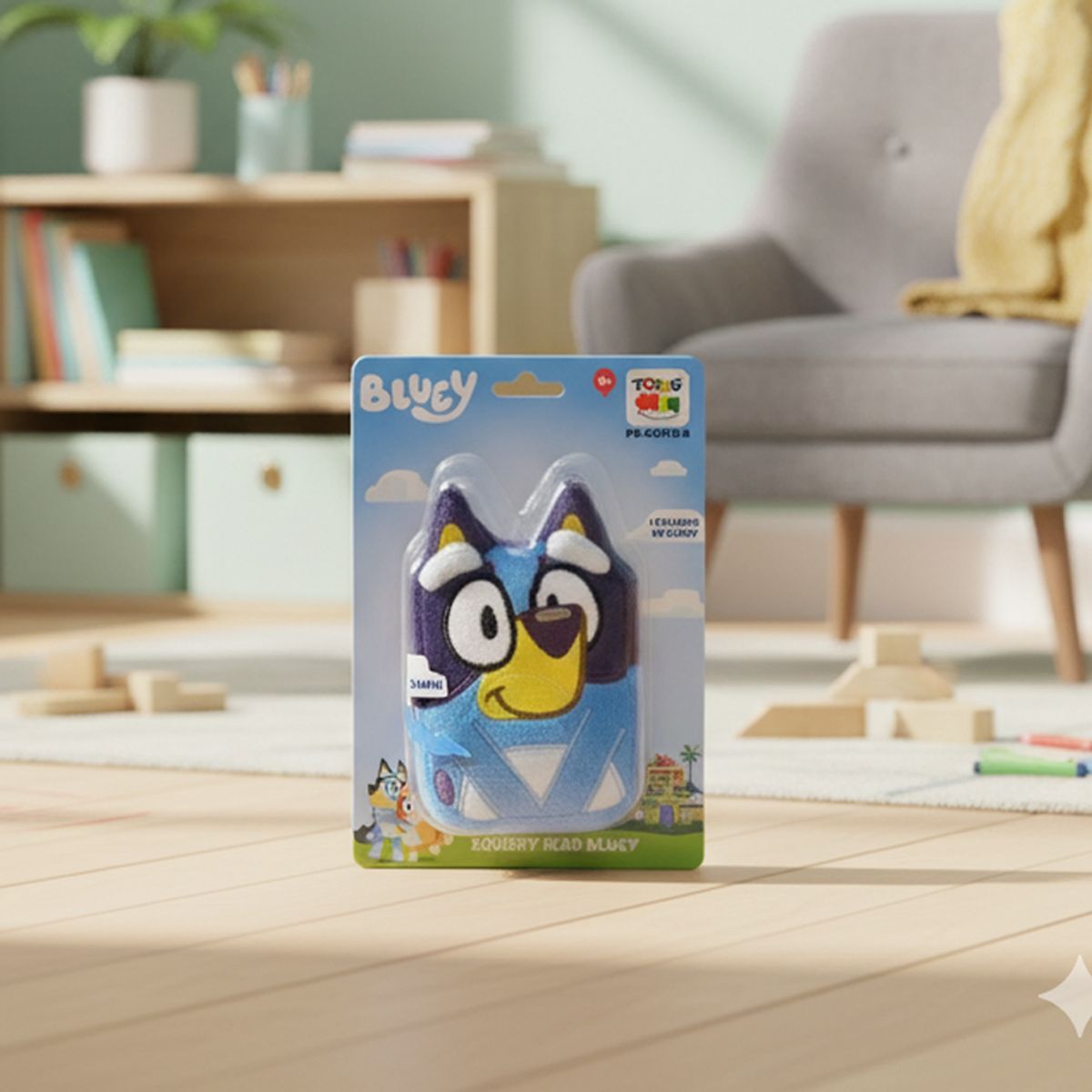 BLUEY - Peluche Squishy Head Bluey - Bluey