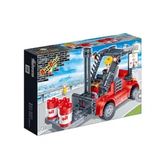BANBAO - Set Bloques Construcción Grua de Carga 128 Piezas