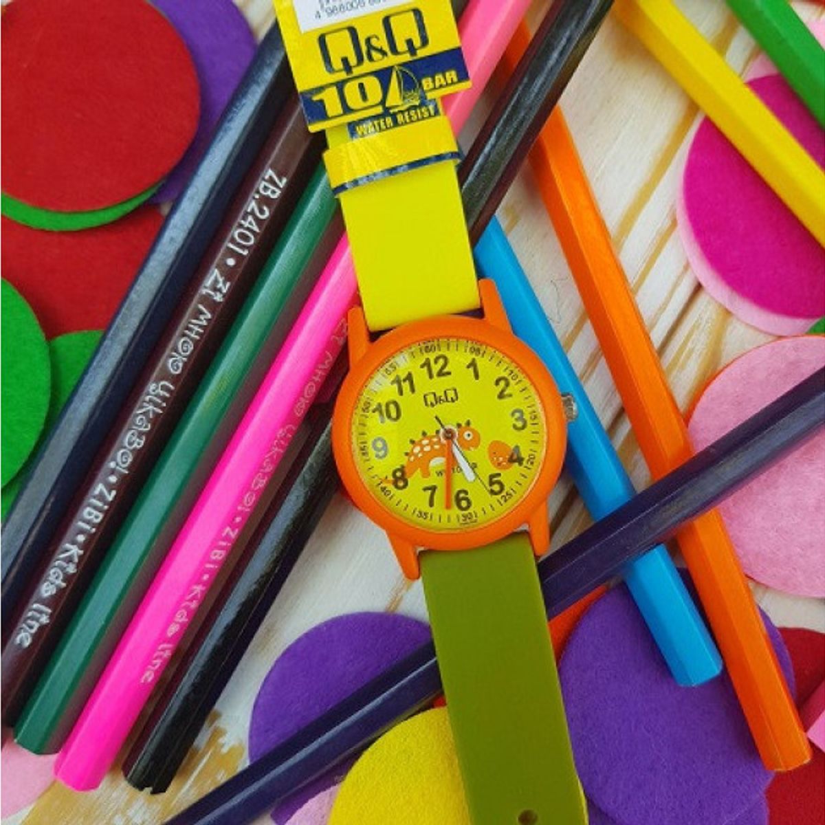 QYQ - RELOJ QYQ VS49J008Y  PARA NIÑO ANALOGO RESINA