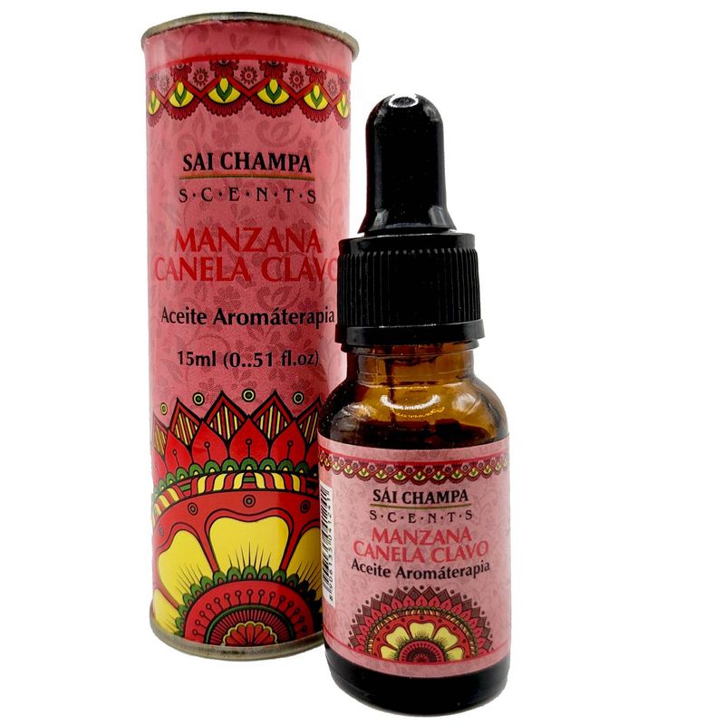 GENERICO - Aceite Aromaterapia Manzana Canela Clavo - Sai Champa