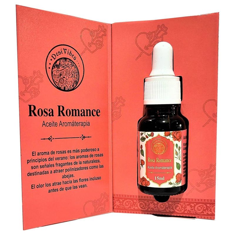 GENERICO - Aceite Aromaterapia Rosa Romance - Desi Vibes