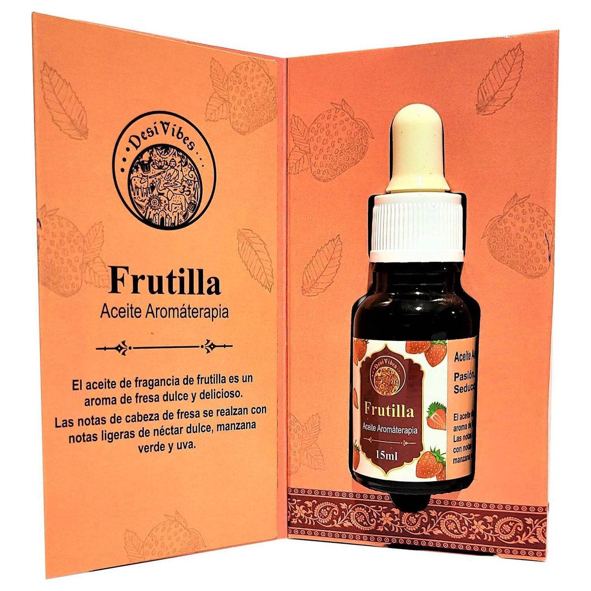 GENERICO - Aceite Aromaterapia Frutilla - Desi Vibes