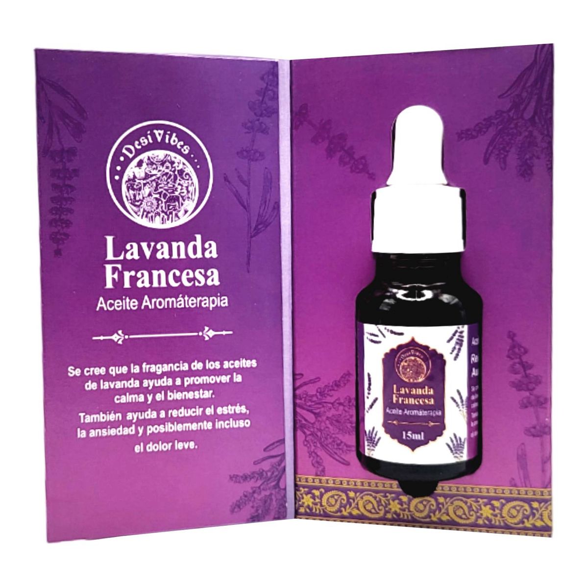 GENERICO - Aceite Aromaterapia Lavanda Francesa - Desi Vibes