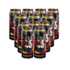 GENERICO - PACK 12 ENERGETICAS ENERGY DRINK DRAGON BALL FRUTAL FANTASIA / GOKU - STRIKEONE