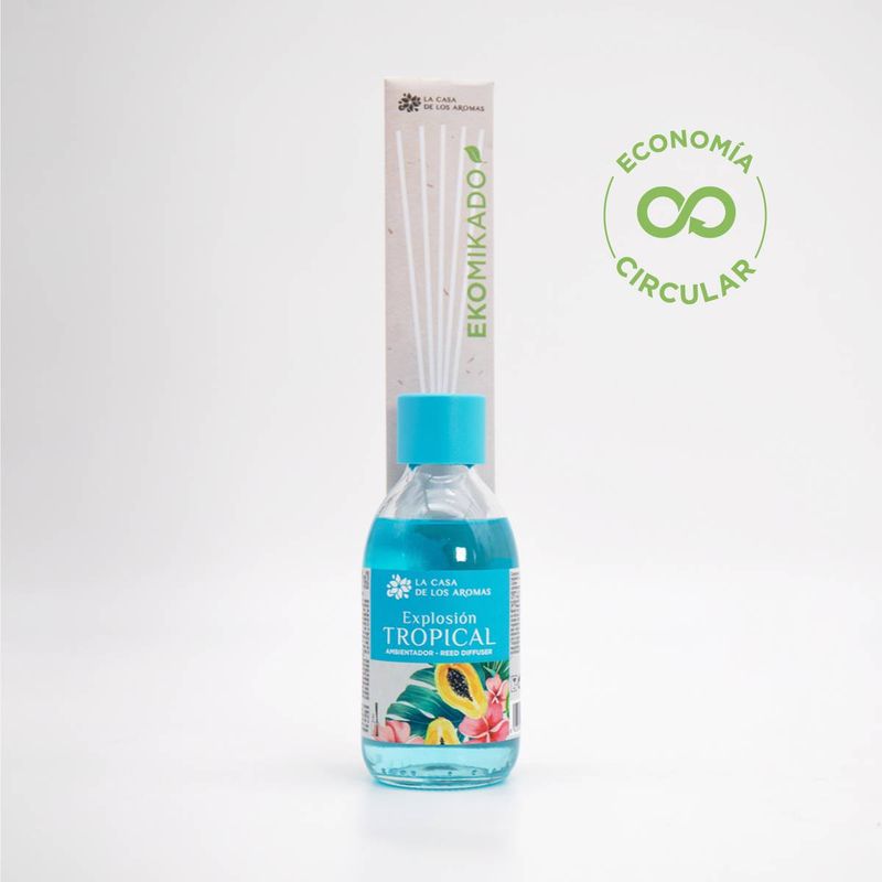 LA CASA DE LOS AROMAS - Ambientador Ekomikado Explosión Tropical 85ml