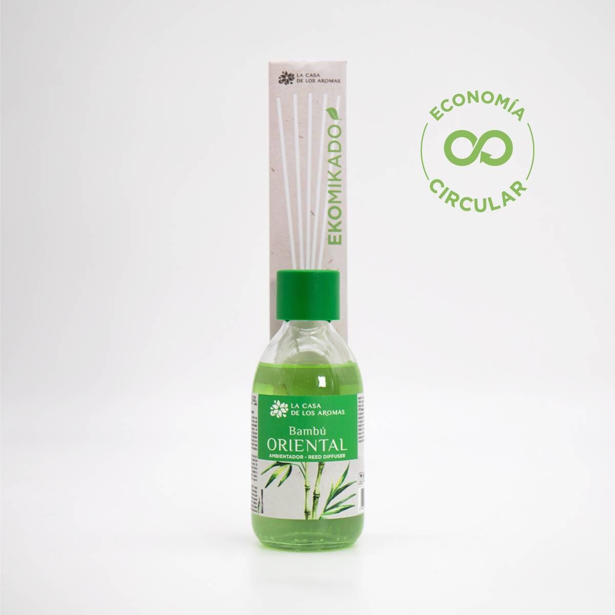 LA CASA DE LOS AROMAS - Ambientador Ekomikado Bambú Oriental 85ml