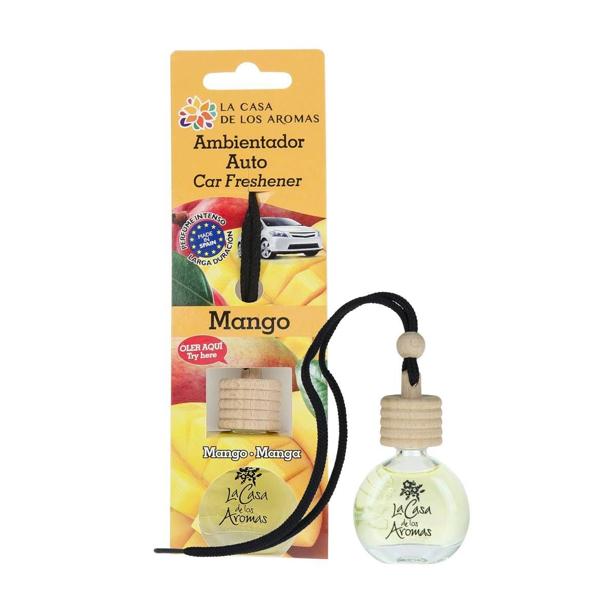 LA CASA DE LOS AROMAS - Ambientador Colgador Auto Mango