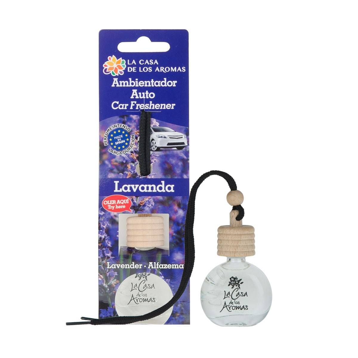 LA CASA DE LOS AROMAS - Ambientador Colgador Auto Lavanda