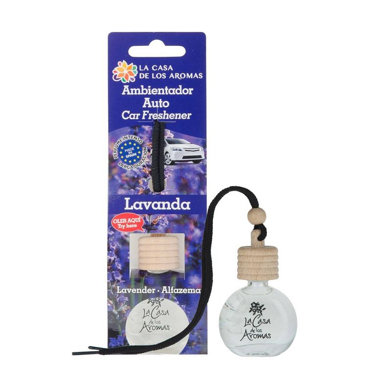LA CASA DE LOS AROMAS - Ambientador Colgador Auto Lavanda