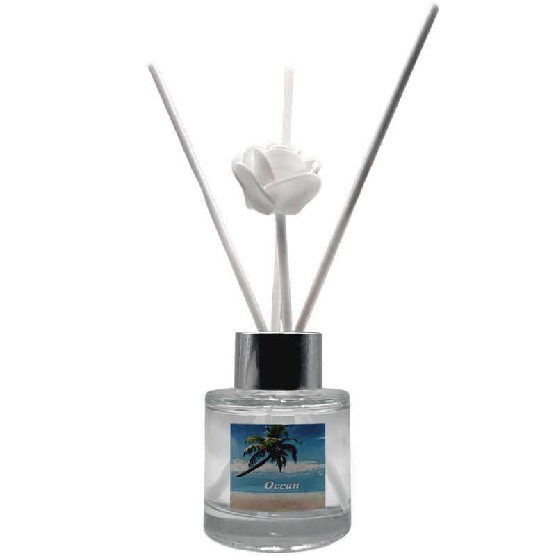 LA CASA DE LOS AROMAS - Difusor de Varillas Rosa Aroma Oceano