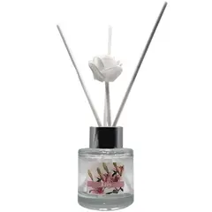 LA CASA DE LOS AROMAS - Difusor de Varillas Rosa Aroma Lirio