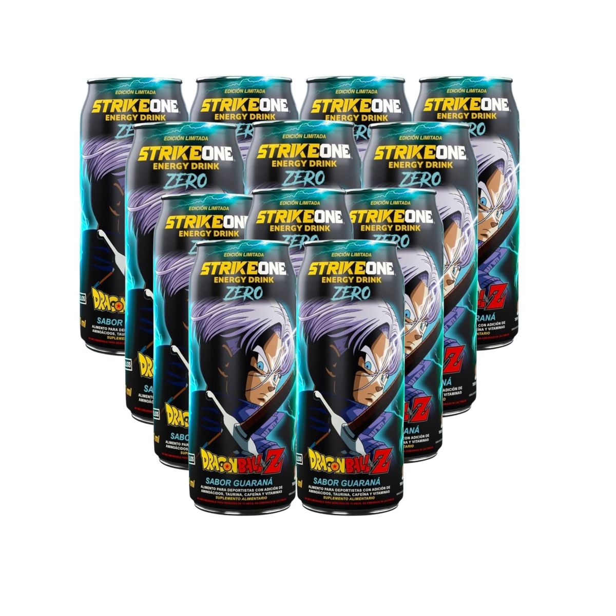GENERICO - PACK 12 ENERGETICAS ENERGY DRINK DRAGON GUARANA / TRUNKS - STRIKEONE