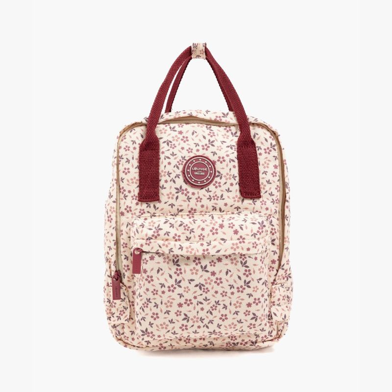 LOUNGE - Mochila Mujer Canvas Estampado