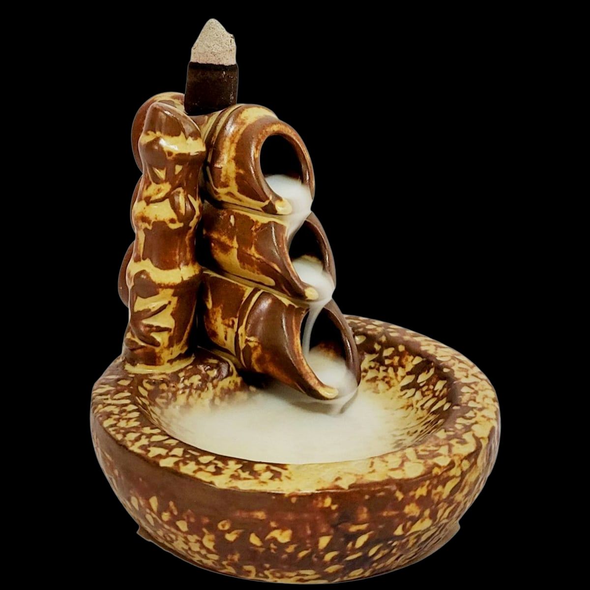 LA CASA DE LOS AROMAS - Cascada de Humo Brown Bamboo + 10 Conos