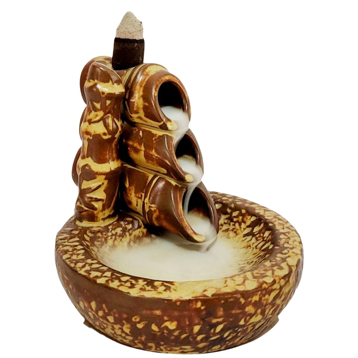 LA CASA DE LOS AROMAS - Cascada de Humo Brown Bamboo + 10 Conos