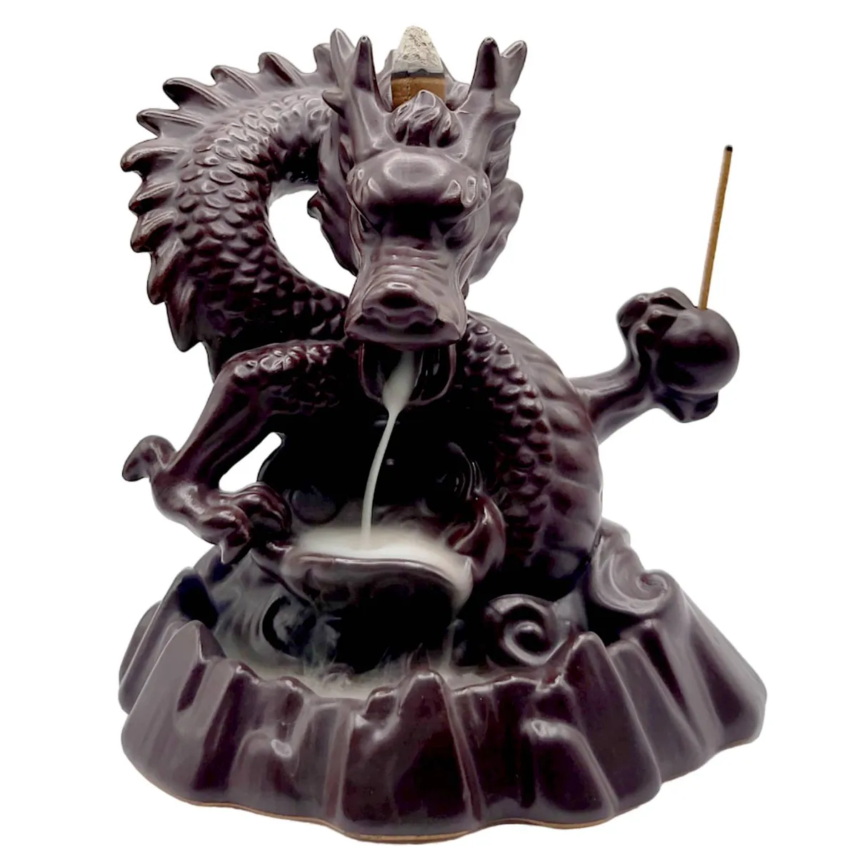 LA CASA DE LOS AROMAS - Cascada de Humo Dragón de Ceramica