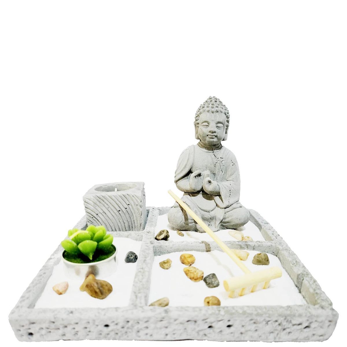 LA CASA DE LOS AROMAS - Jardín Zen Carving Buda