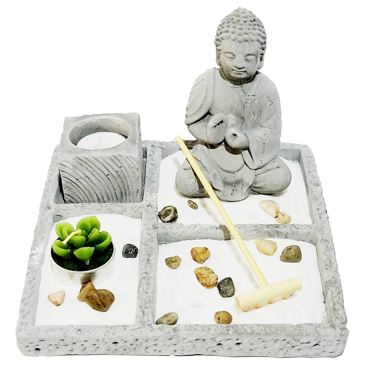 LA CASA DE LOS AROMAS - Jardín Zen Carving Buda