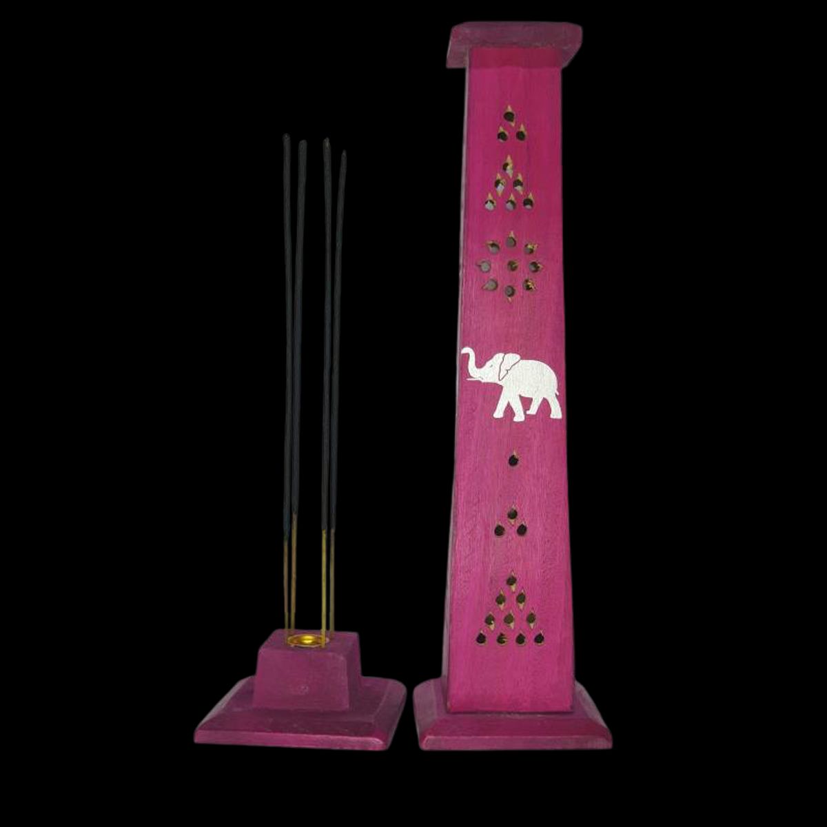 LA CASA DE LOS AROMAS - Torre porta incienso Purpura + incienso HEM