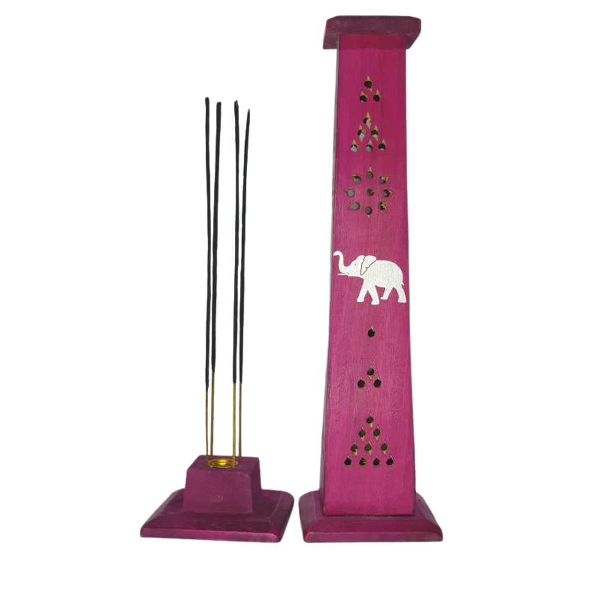 LA CASA DE LOS AROMAS - Torre porta incienso Purpura + incienso HEM