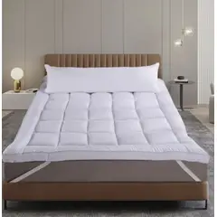 ATLAS - Cubrecolchón Topper Ultra Acolchado 2 Plazas
