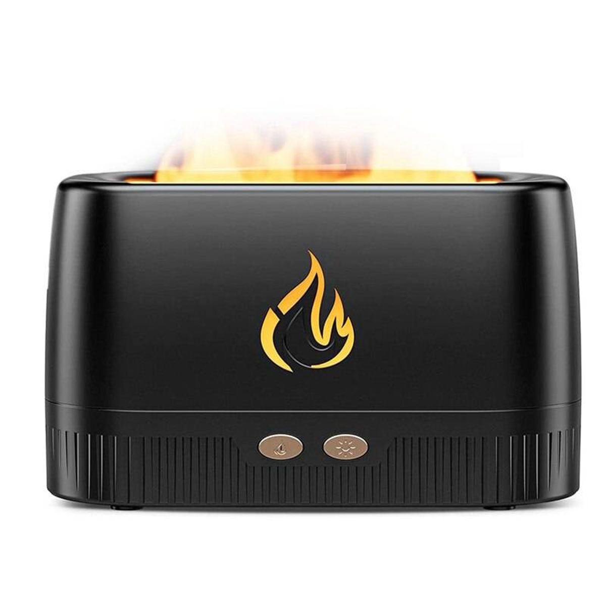 LA CASA DE LOS AROMAS - Humidificador Flame Black 200ml USB