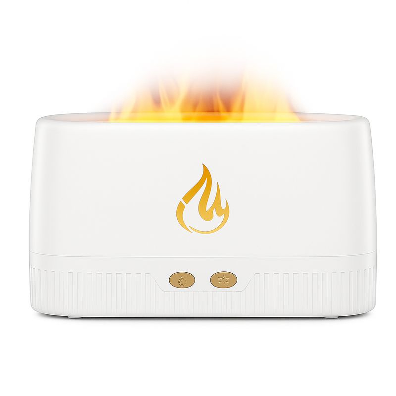 LA CASA DE LOS AROMAS - Humidificador Flame White 200ml USB