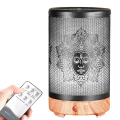 LA CASA DE LOS AROMAS - Humidificador Difusor Metálico - Diseño Budista