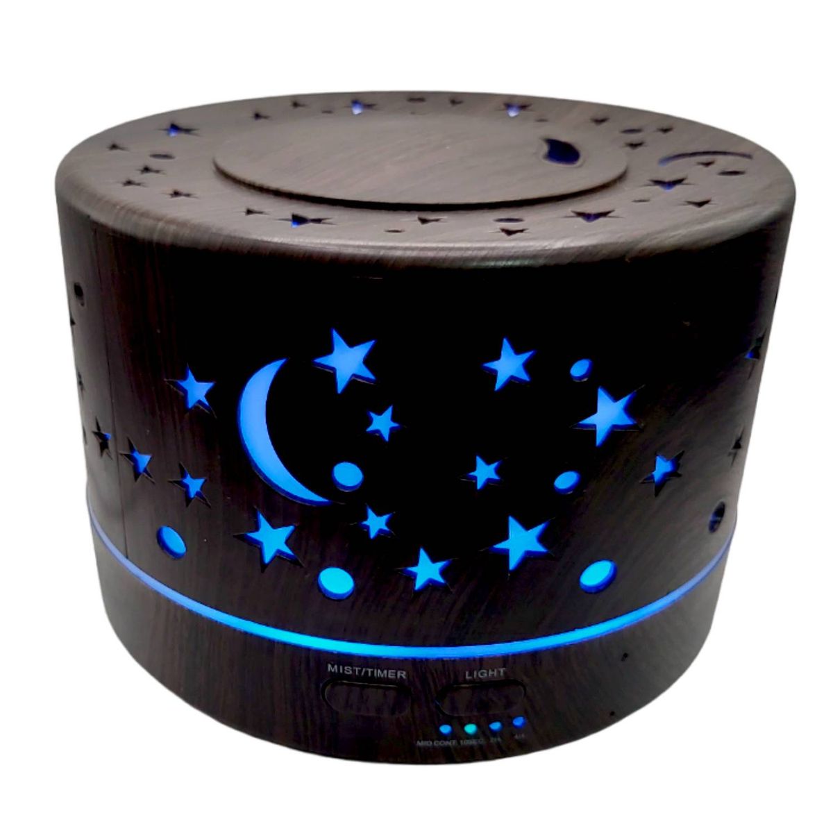 LA CASA DE LOS AROMAS - Humidificador Led 500ml Control Remoto Estrellas