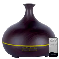 LA CASA DE LOS AROMAS - Difusor de Aromas Humidificador 500ml Control Remoto Caoba