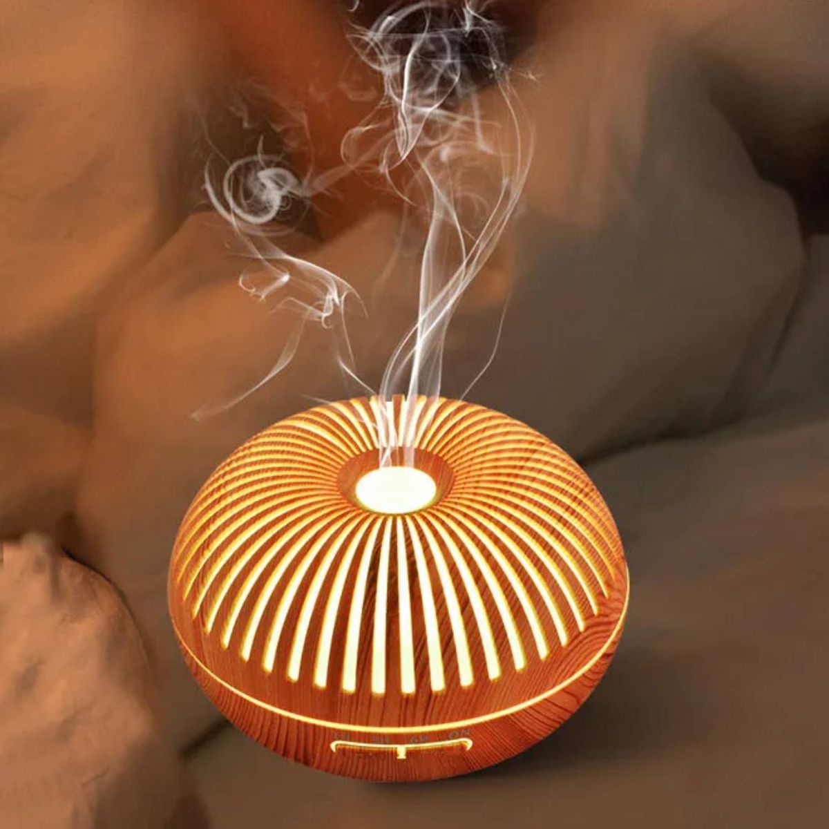 LA CASA DE LOS AROMAS - Humidificador Difusor Parlante Bluetooth y Control 300ml