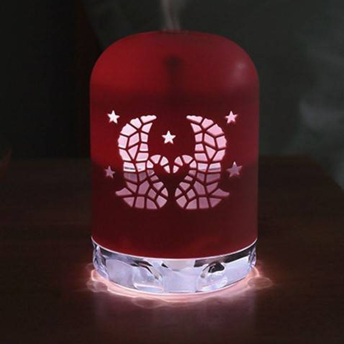 LA CASA DE LOS AROMAS - Humidificador USB 340 ml Alíen Rosa