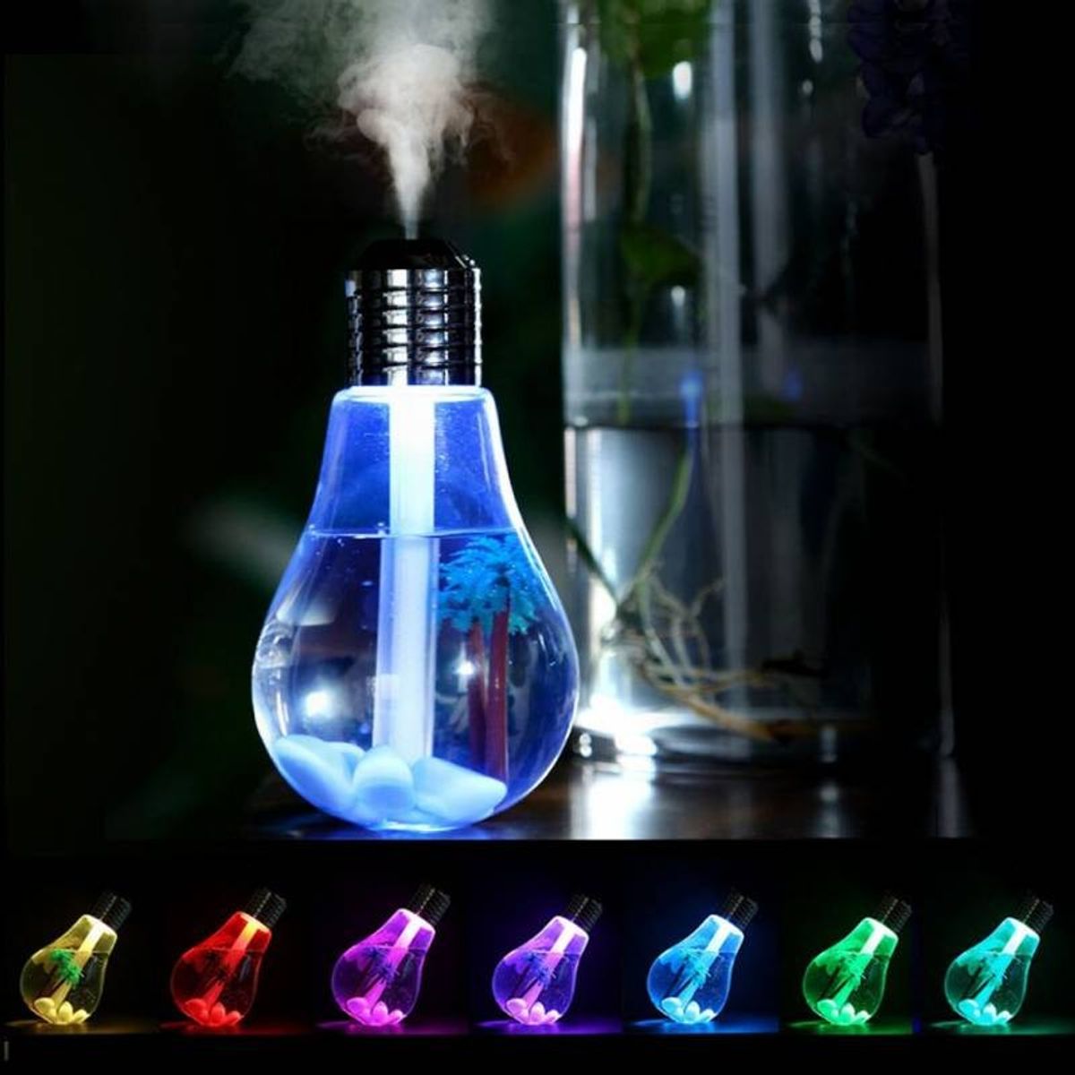 LA CASA DE LOS AROMAS - Humidificador Ampolleta 400ml Colorfull