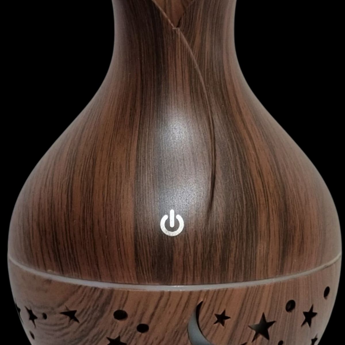 LA CASA DE LOS AROMAS - Humidificador USB 130ml 7 Luces Led Cielo Caoba