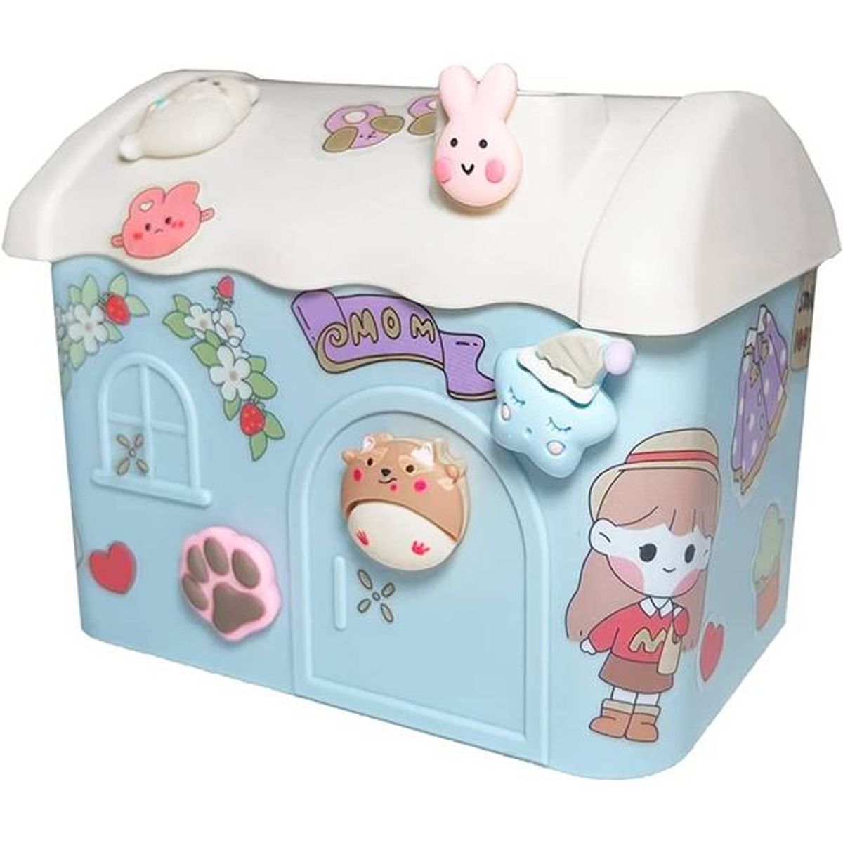 LA CASA DE LOS AROMAS - Humidificador Small House Celeste