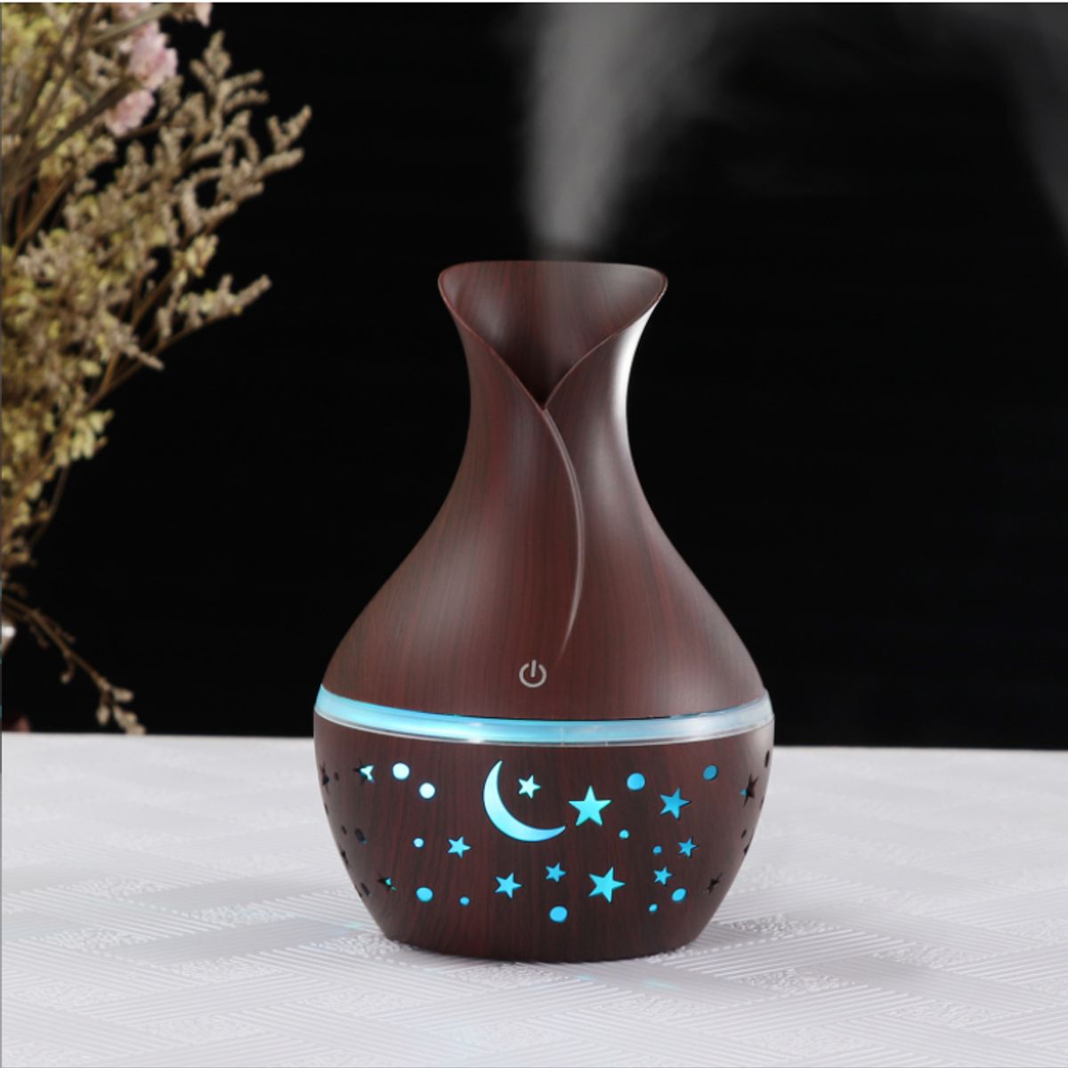 LA CASA DE LOS AROMAS - Humidificador Usb 7 Luces 300ml Cielo