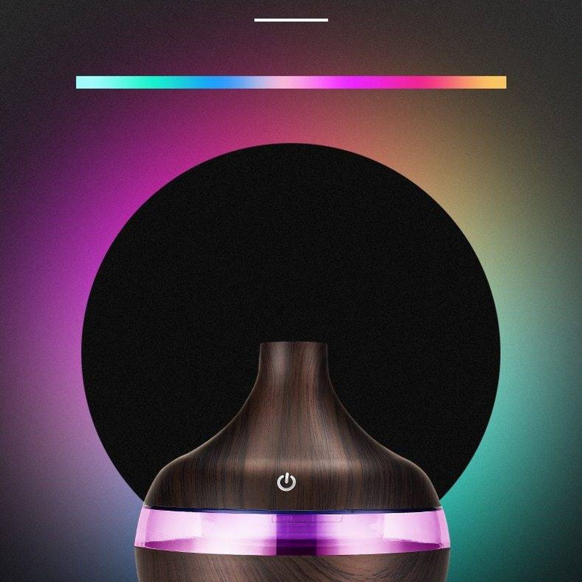 LA CASA DE LOS AROMAS - Humidificador USB 300 ml Color Caoba