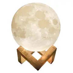 LA CASA DE LOS AROMAS - Lámpara de luz de la luna humidificador ultrasónico