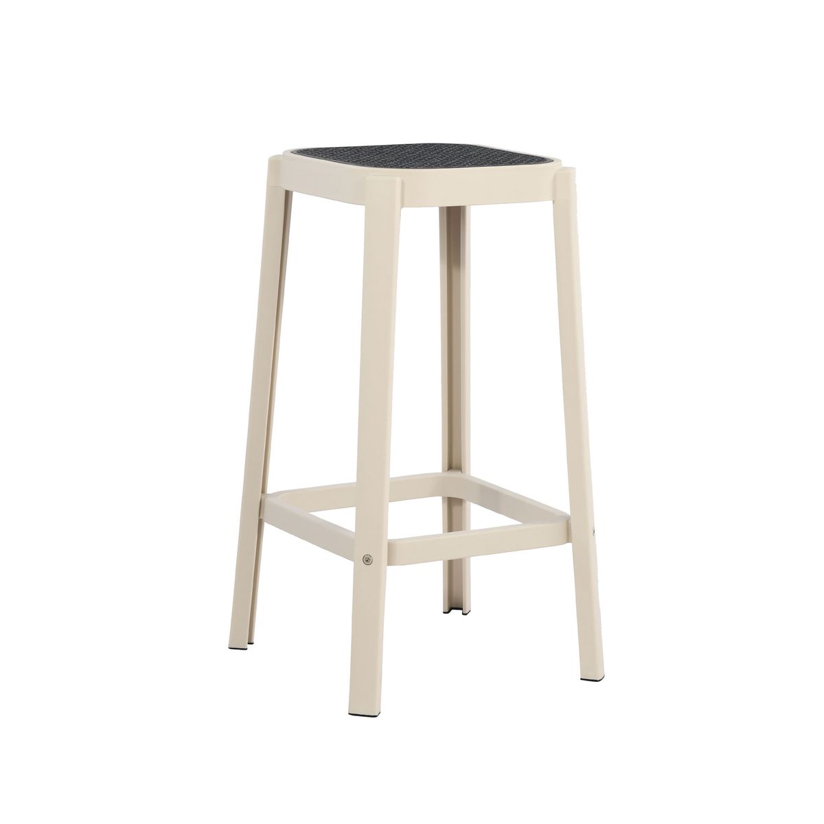 PLOS - Silla Piso Bar Taburete x1 Unidad Altura 65 Cm Aliano Plos Blanco