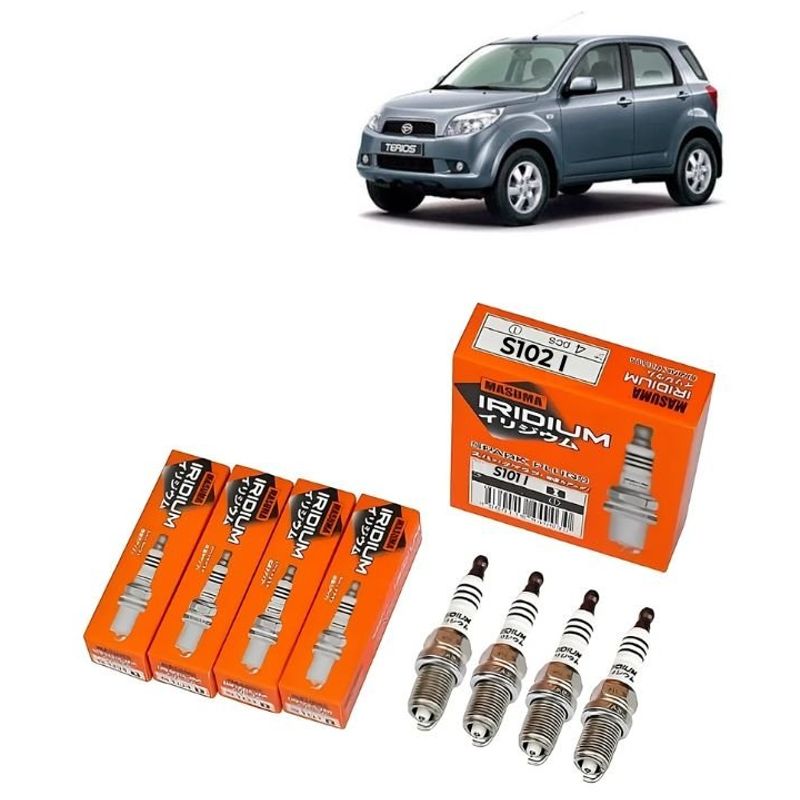 GENERICO - Bujías Pack 4 Para Daihtasu Terios 15 2007 2011-2016 S102I