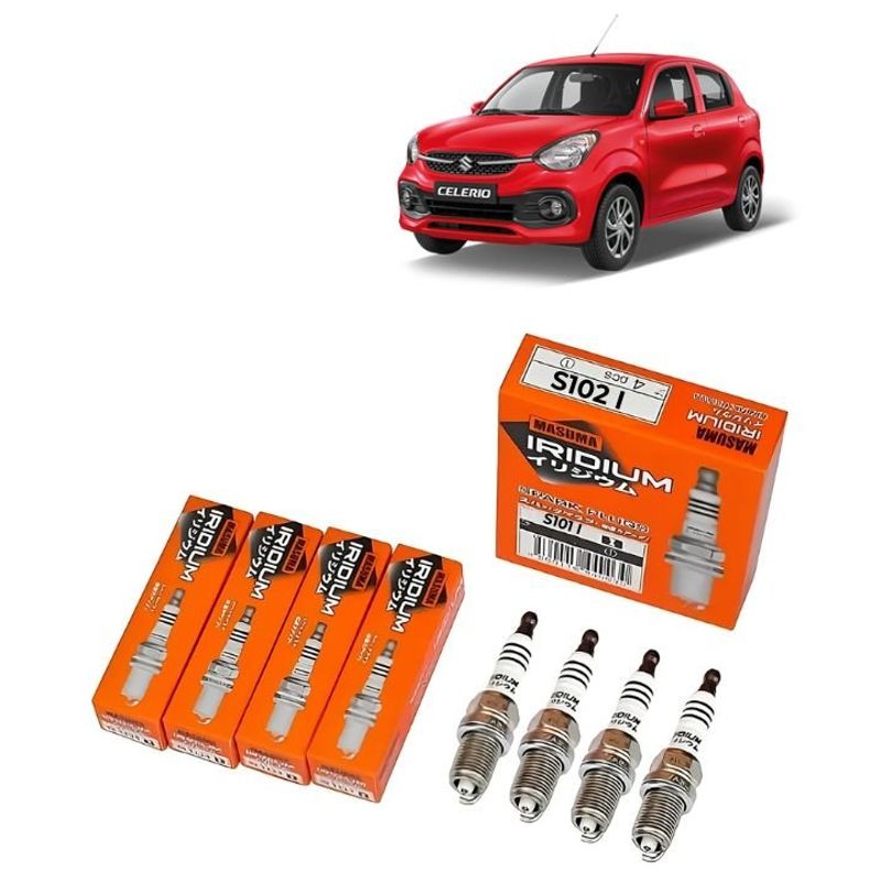 GENERICO - Bujías Pack 4 Para Suzuki Celerio 11 2000 S102I
