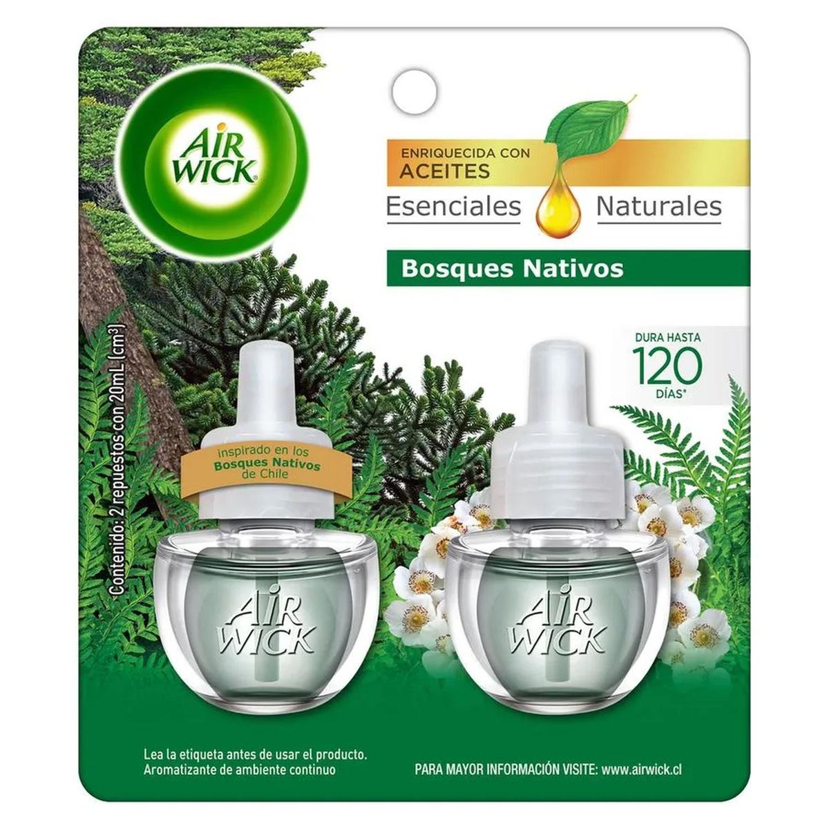 Recarga Air Wick Bosque Nativo 21ml - Pack 2 Unid., marca AIRWICK - Foto Principal