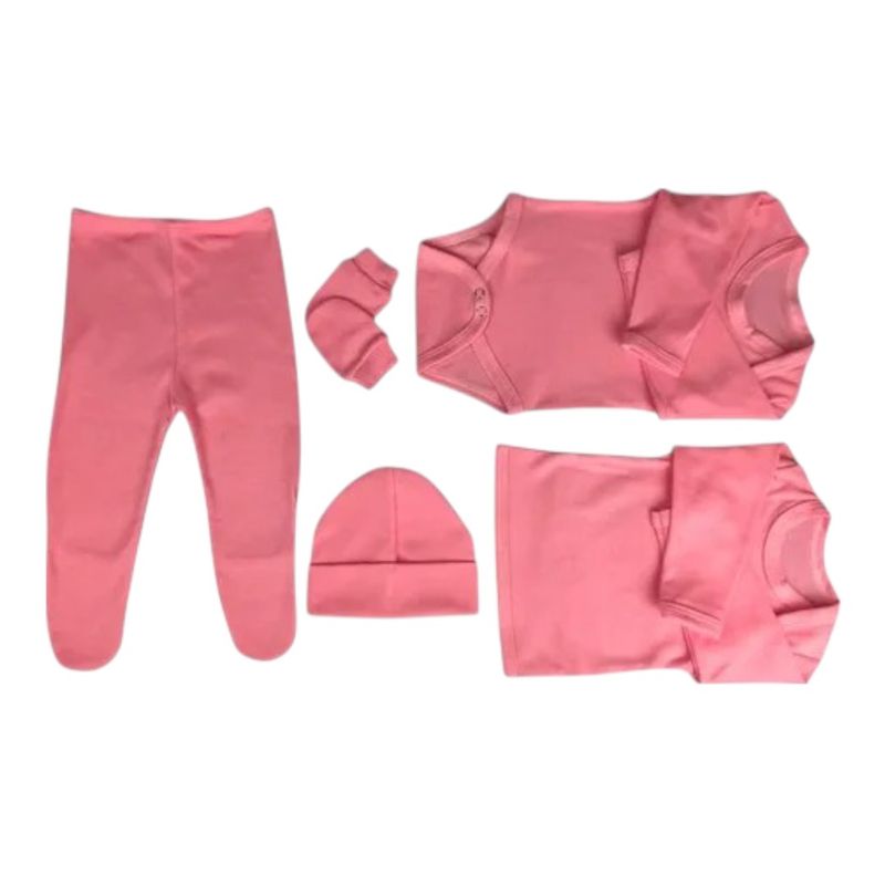 CORONA - AJUAR BEBE rosa  3 a 6 meses