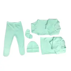 CORONA - AJUAR BEBE verde agua 3 a 6 meses