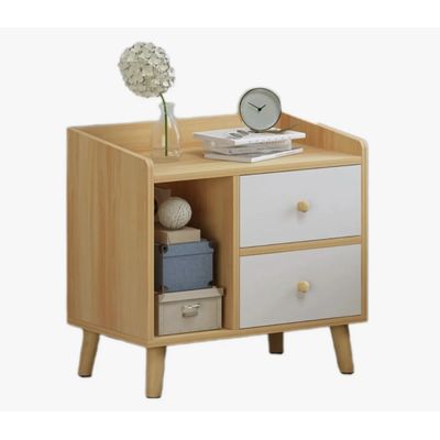 Imagen 2 del producto Velador Ct029 Melamina 48x47x40 Cm 2 Cajones